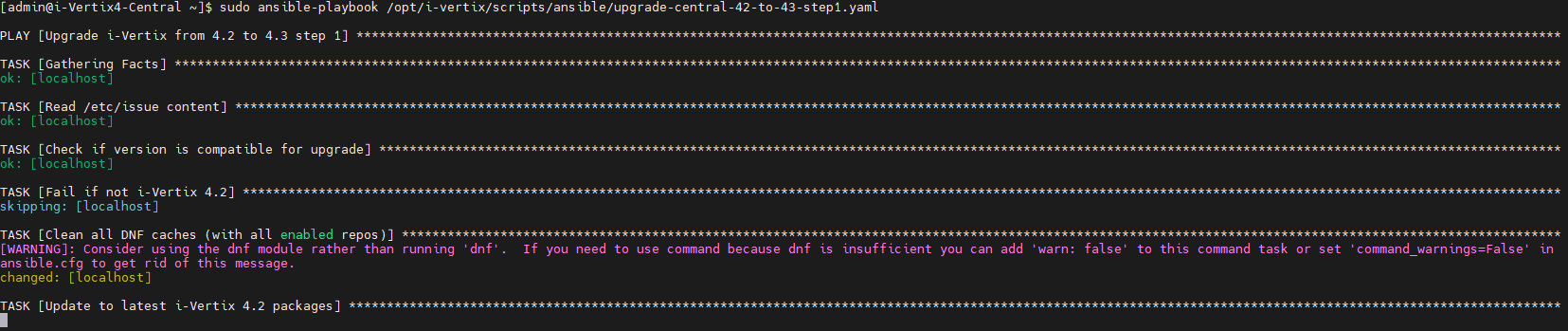 ansible first step