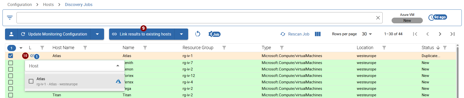 Duplicate results
