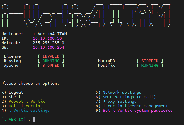 iVertix menu