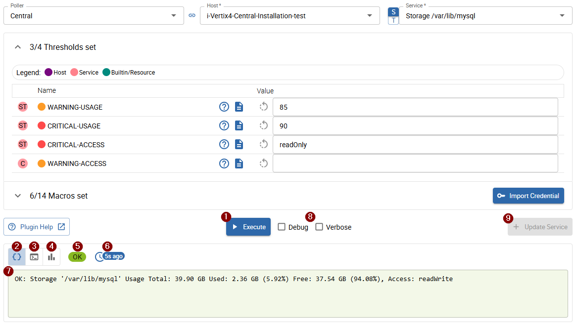 Execute Monitoring Plugin
