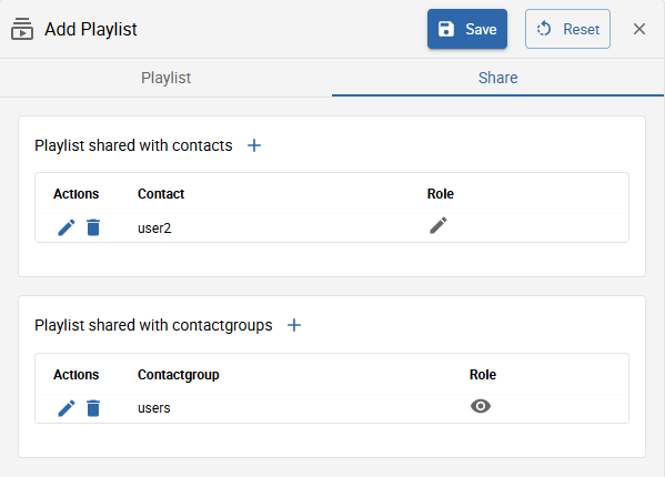 Share Playlist